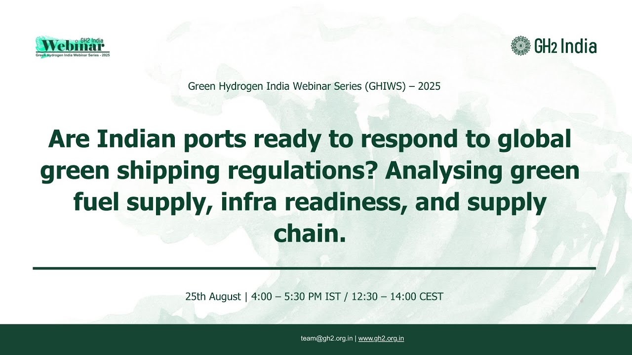 Are India ports ready to respond to global green shipping regulations?
