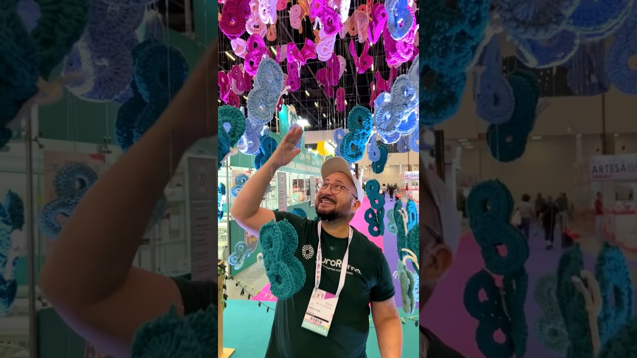 Mega Artesanal 2024 - Veja um pouco da nossa decora&ccedil;&atilde;o na Rua das Artes e Stand da Fios EuroRoma