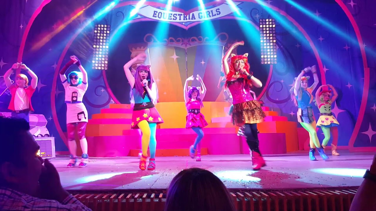 Mlp My little pony equestria Girls show en vivo las  dazzlings