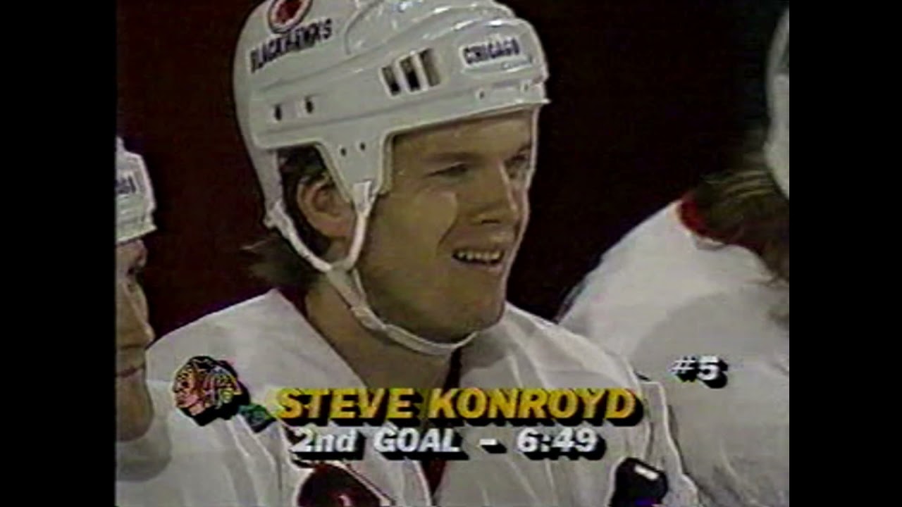Chicago Blackhawks Calgary Flames May 6, 1989 Game 3 Highlights