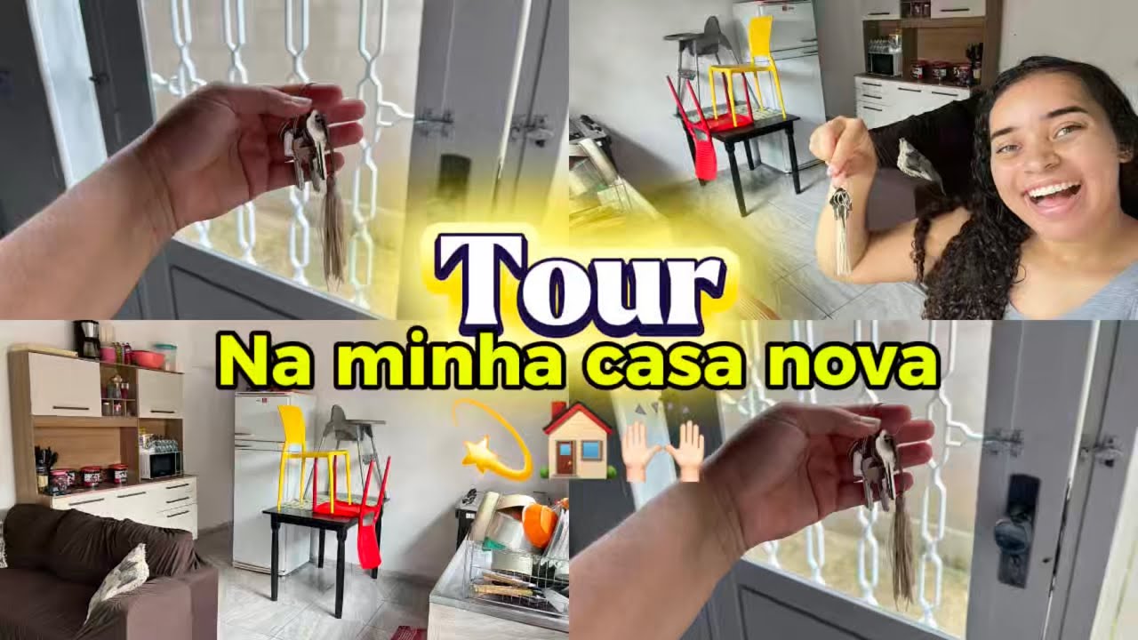 TUOR PELA MINHA CASA NOVA/ mudamos de casa 🙌🏻🏠🥹