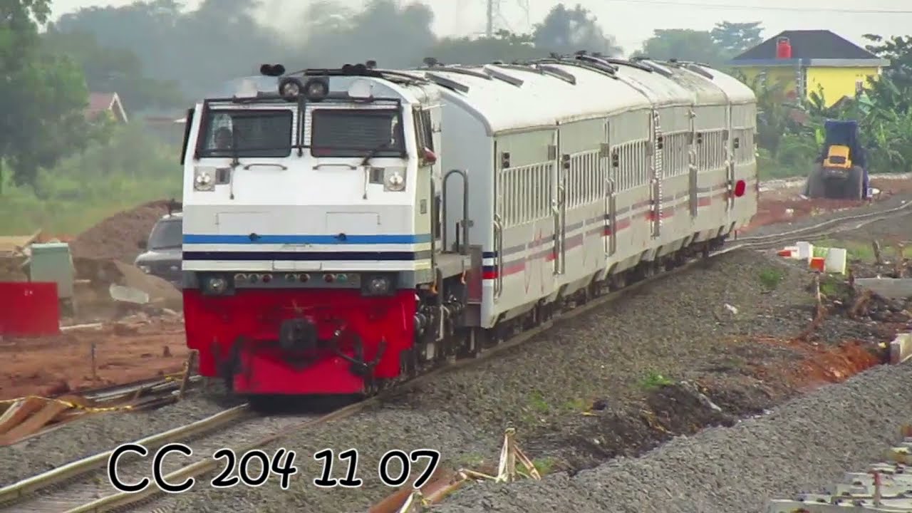 Ini dia Semboyan 35 CC204 KA Penumpang di Tanah Sumatera !!!