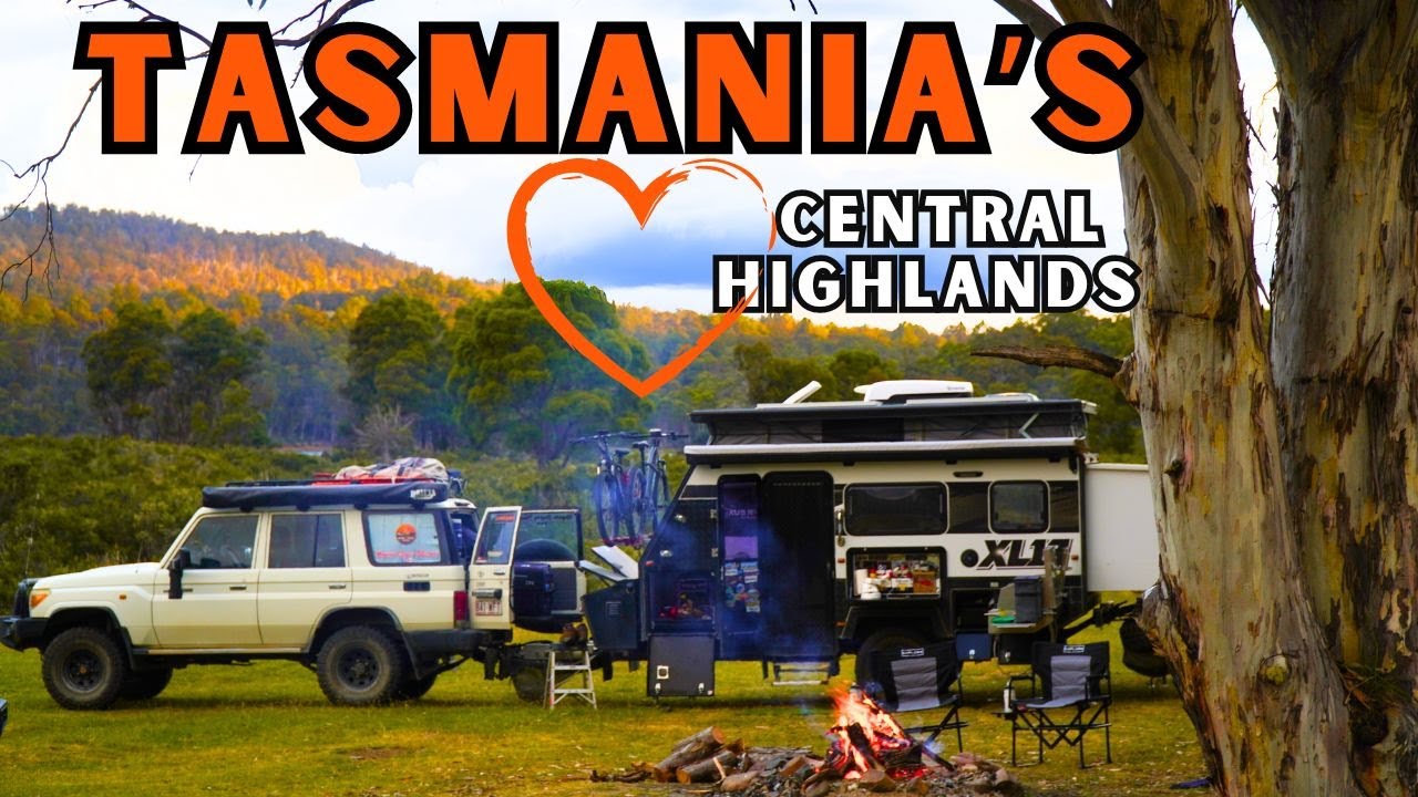 HEART of TASMANIA: Our TOP Central Highlands Spots |Caravanning Australia #travelaustralia #tasmania