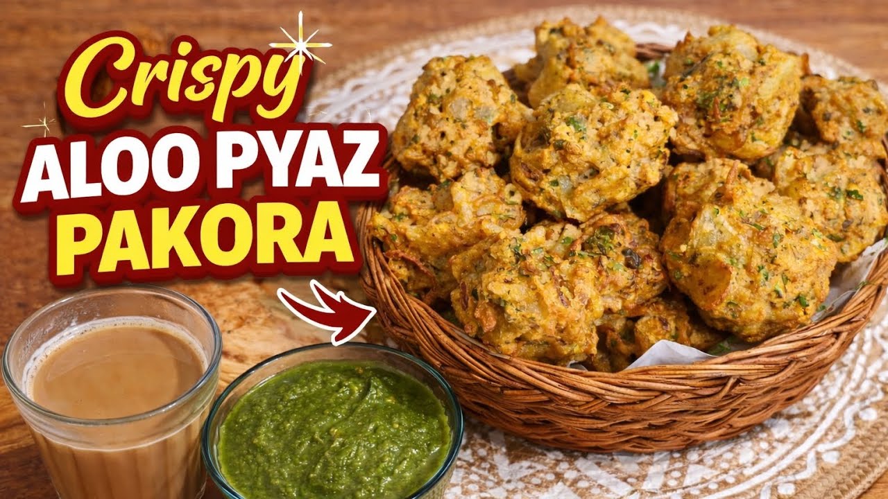 Aloo Pyaz Pakora Recipe | कुरकुरे आलू प्याज के पकोड़े