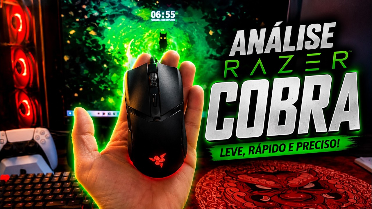Review Completa Razer Cobra: O Melhor Mouse Pequeno AINDA VALE A PENA?