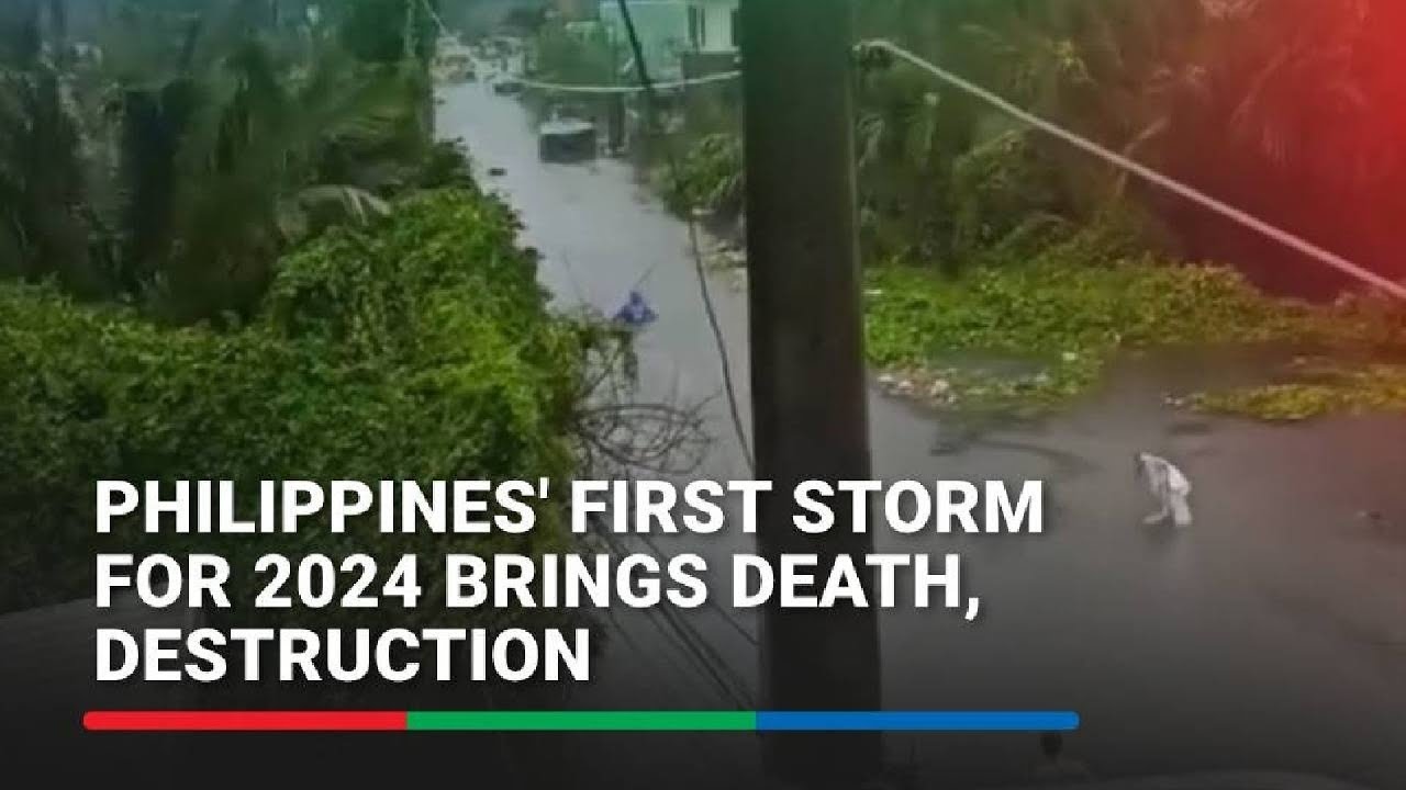 Philippines' first storm in 2024 brings death, destruction | ABS-CBN News