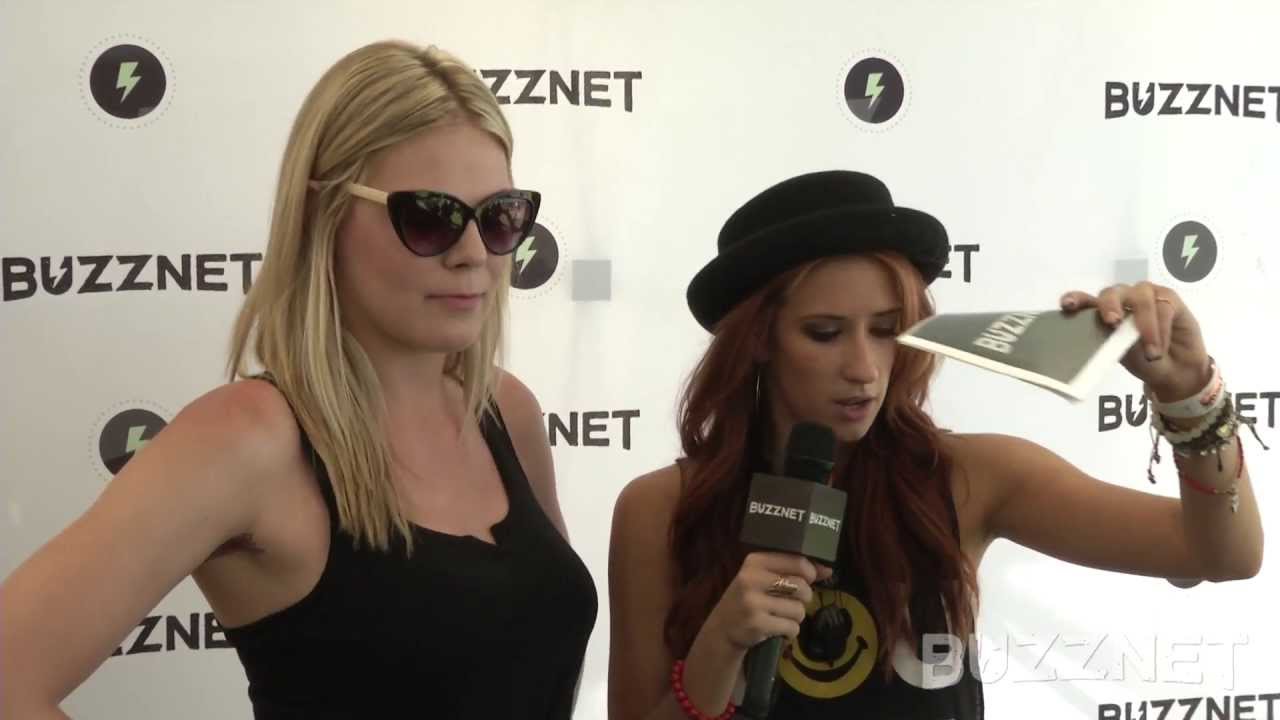 Dani Vitale Tours Buzznet's Tent At Warped tour