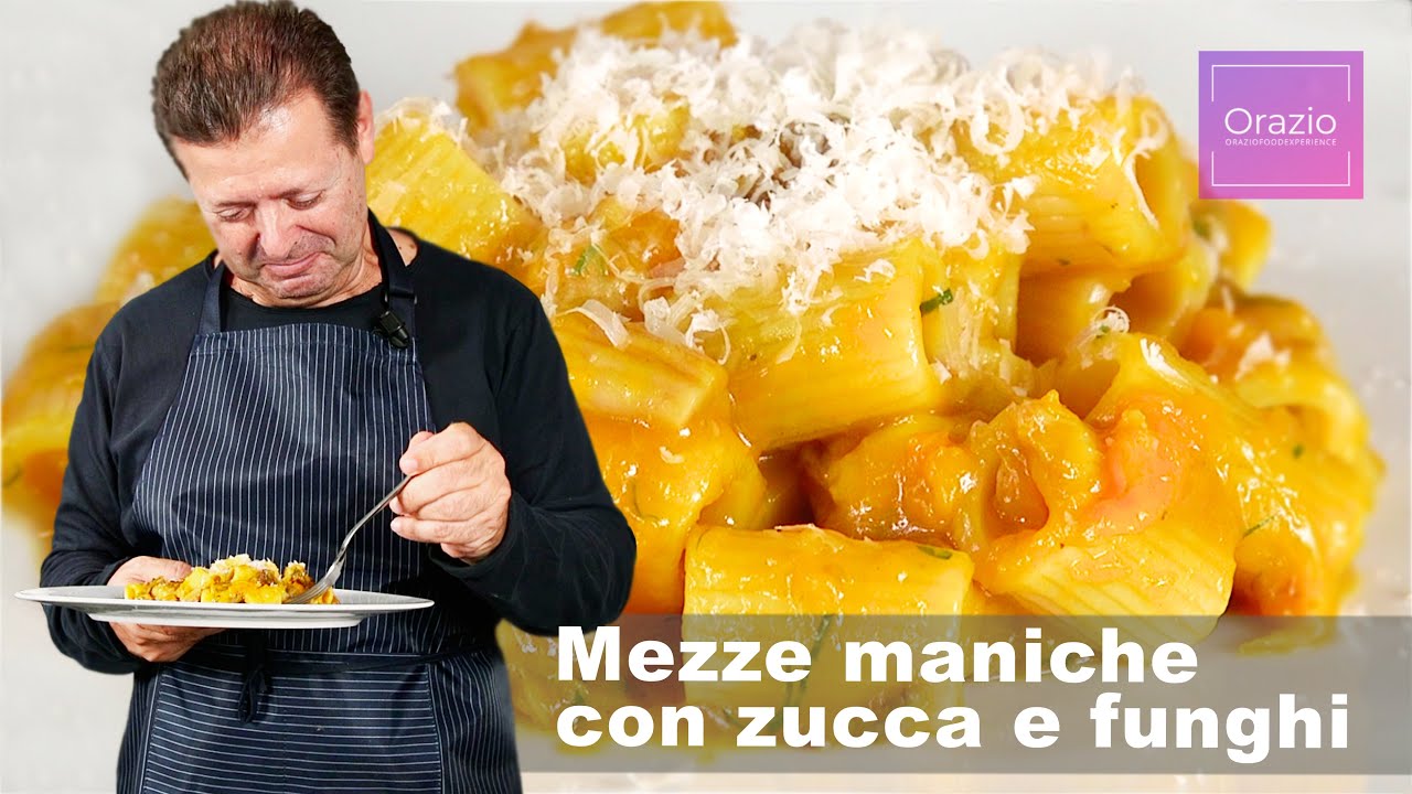 MEZZE MANICHE CON ZUCCA E FUNGHI – Profumi e sapori dell'autunno