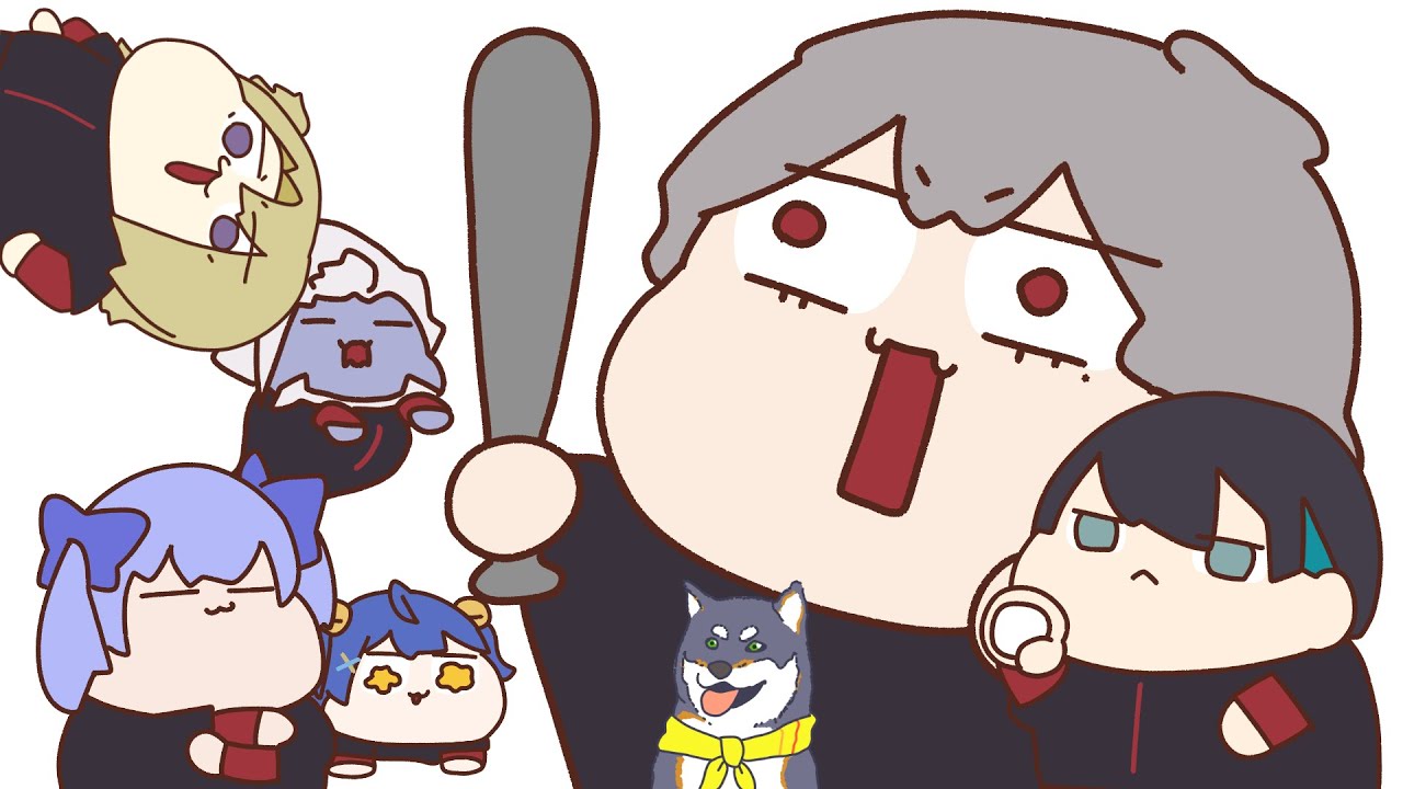 【手描き】神速高校初年度ガチャ【葛葉】