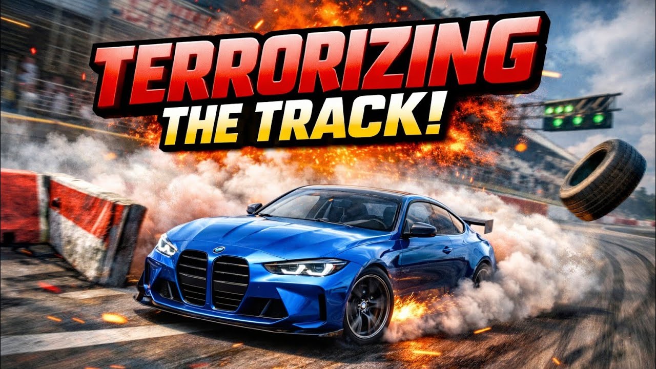TERROZING THE RACE TRACK... 🏁🏎
