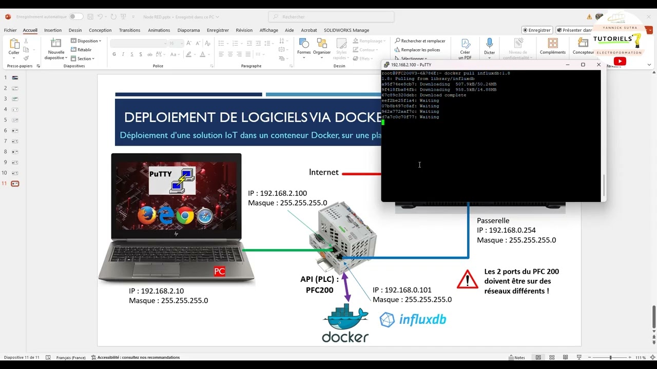 07 Installation de Influx DB sur PFC200  (Tutoriel : Docker sur un API PFC200)