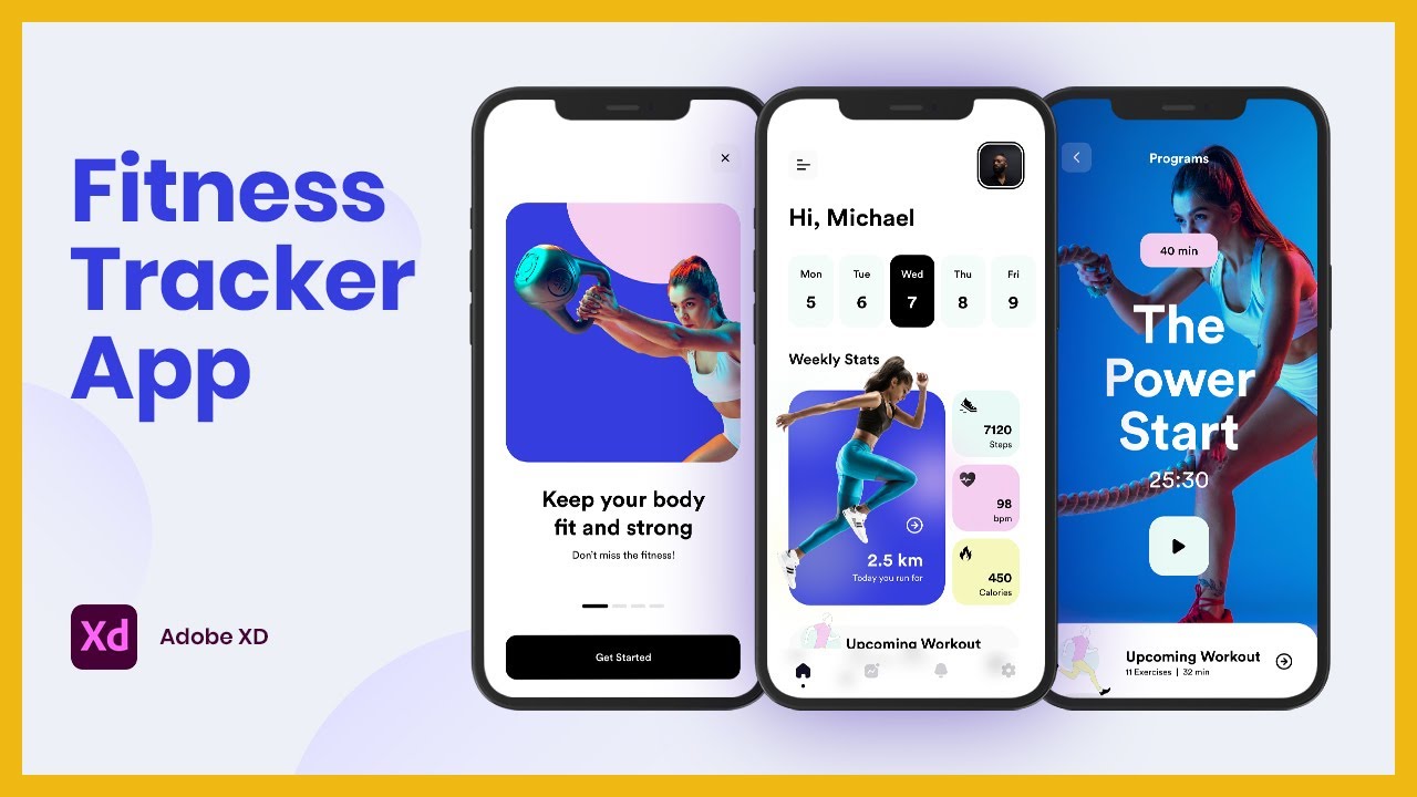 Health and Fitness Gym App UI Design | Workout Tracker Design