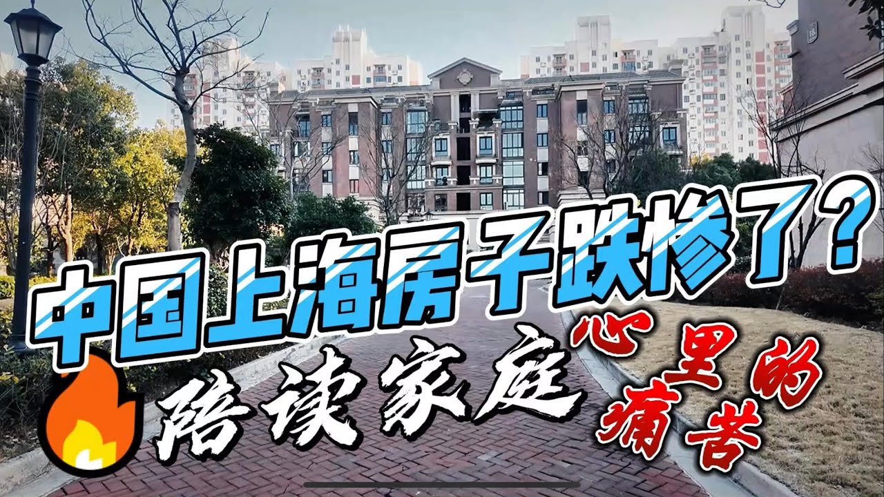 上海房价跌多猛？上海房子价格未来趋势如何？打算准备出去陪读的家庭应该如何面对这个现实问题啊？心里的痛苦#马来西亚#上海 #中国 #房价 #上海房价