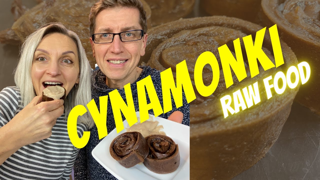 ŚLIMACZKI CYNAMONOWE.🍪💥Deser z bananami. Dieta raw vegan. Przepisy na surowo.