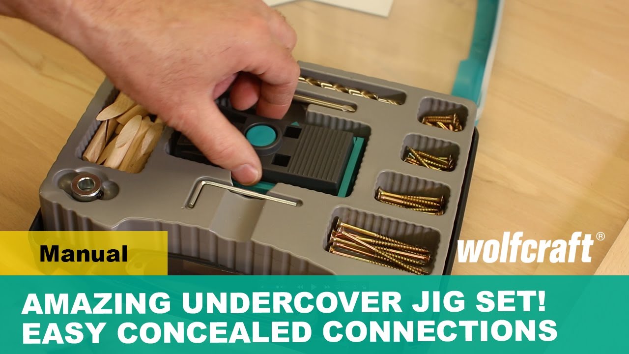 Amazing Undercover Jig Set! Easy Concealed Screwed Connections