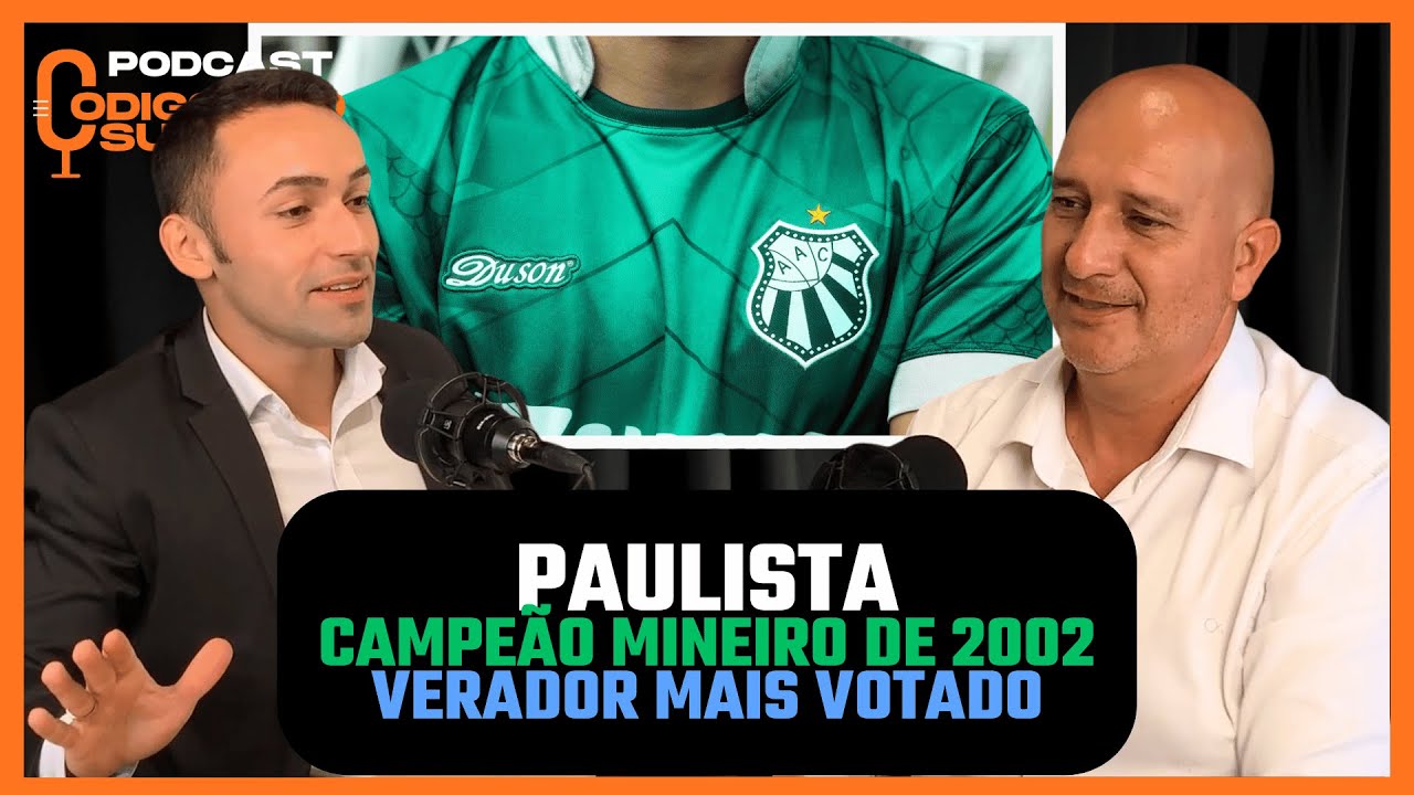 PAULISTA - CAMPEÃO MINEIRO DE 2002 - EX JOGADOR - VEREADOR MAIS VOTADO DE POÇOS DE CALDAS
