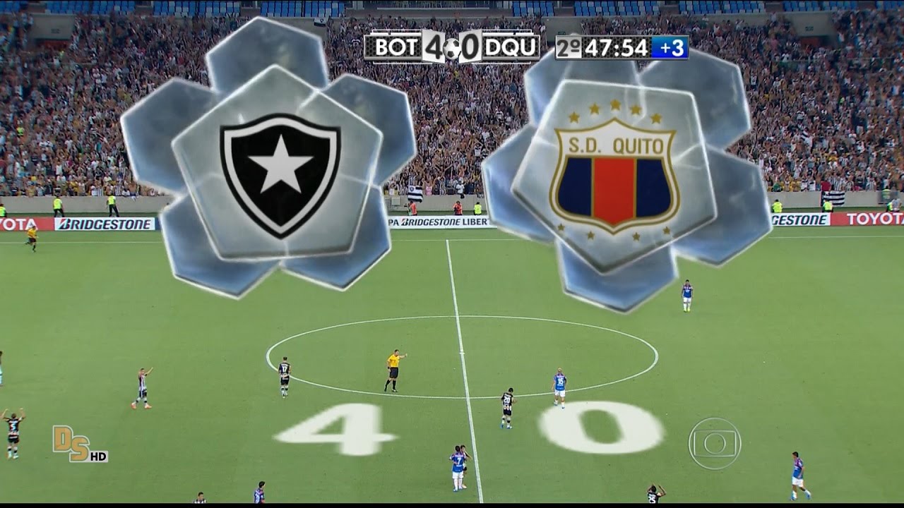 Jogo completo Botafogo 4 x 0 Deportivo Quito - Libertadores 2014