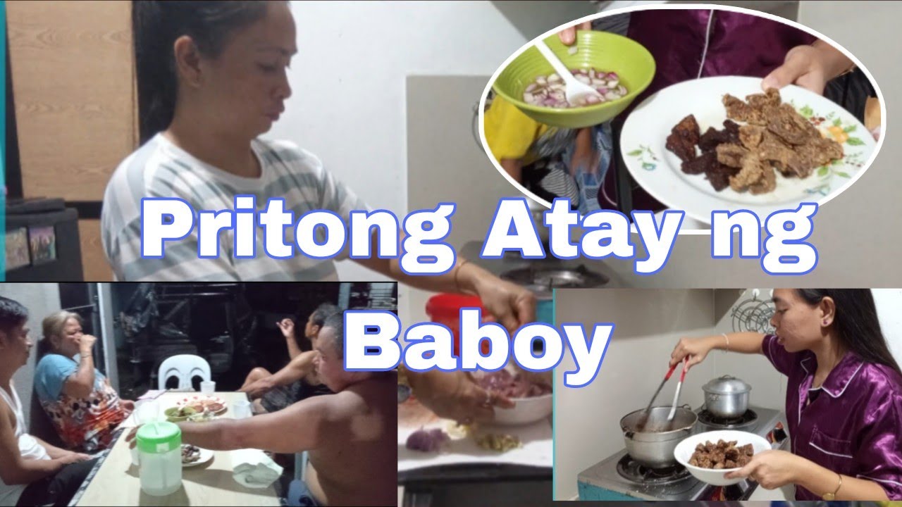 Nagluto Ako ng Pulutan na Pritong Atay ng Baboy