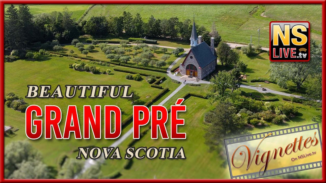 Beautiful Grand Pré Nova Scotia - Cinematic Aerial Vignette