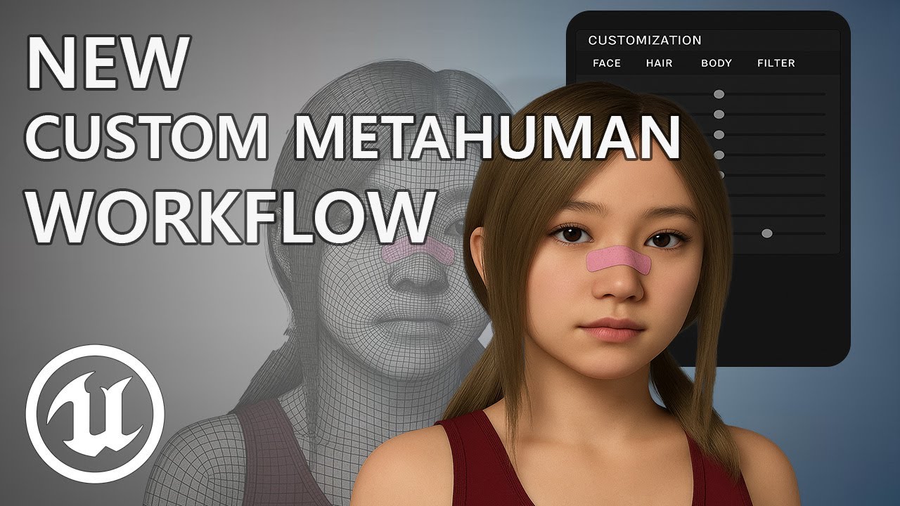 Новый пользовательский рабочий процесс Metahuman | UE5.6 | Maya