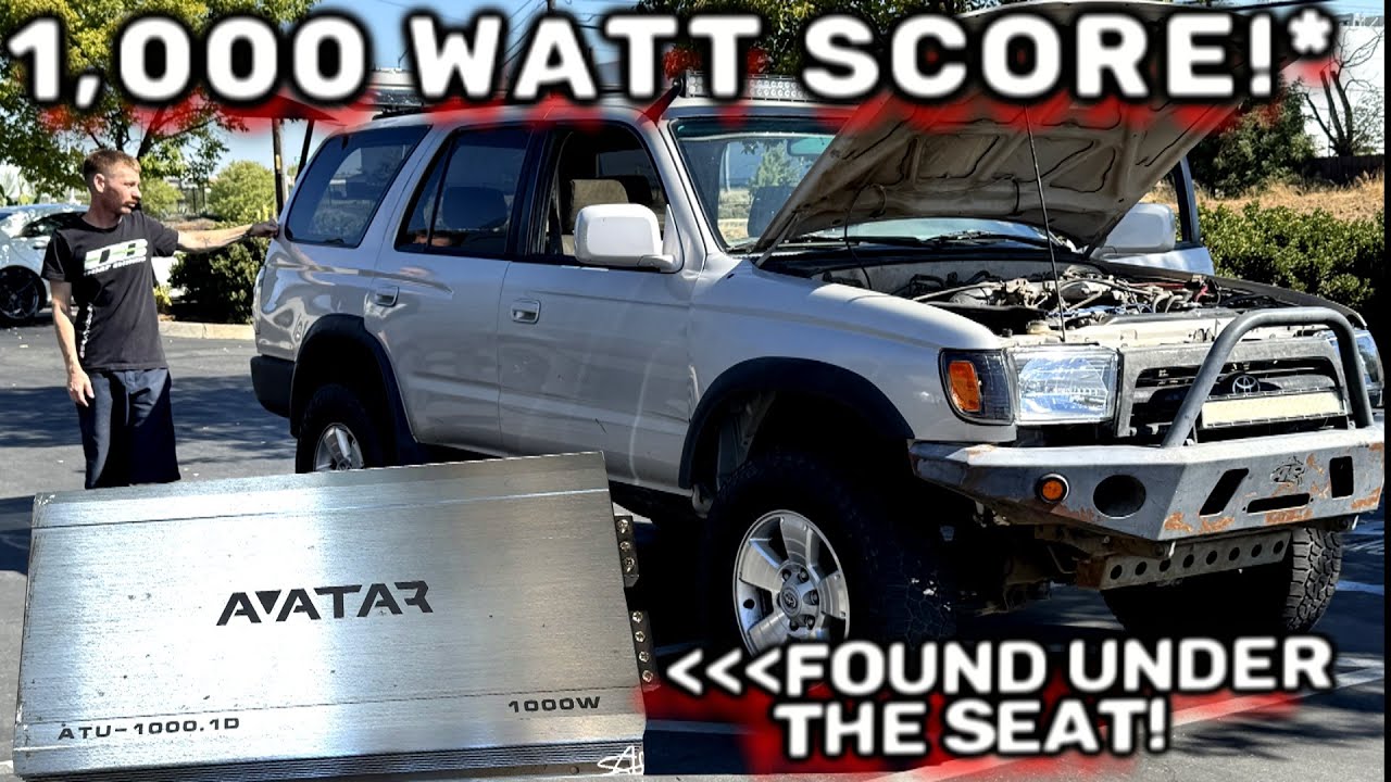 1,000 watt Score! Found this under the seat, but does it work? 👀 Winter Beater 4Runner