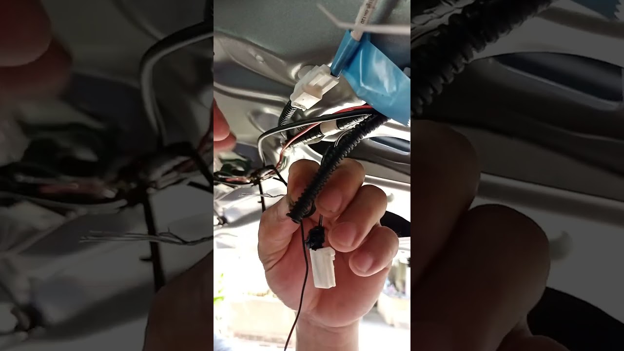 how to install trunk garnish toyota Fortuner with led light