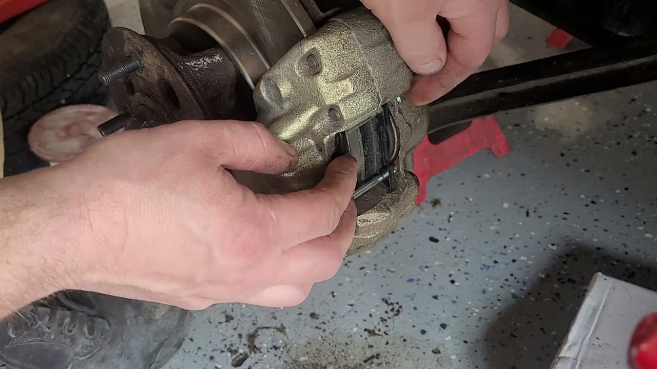 triumph spitfire front rotor and brake pad replacement part 3 (brake pad replacement)