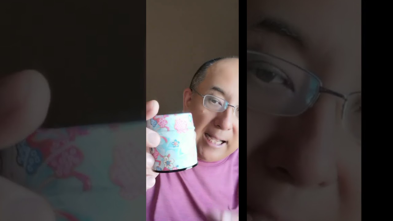 苏向东介绍日本和纸茶筒