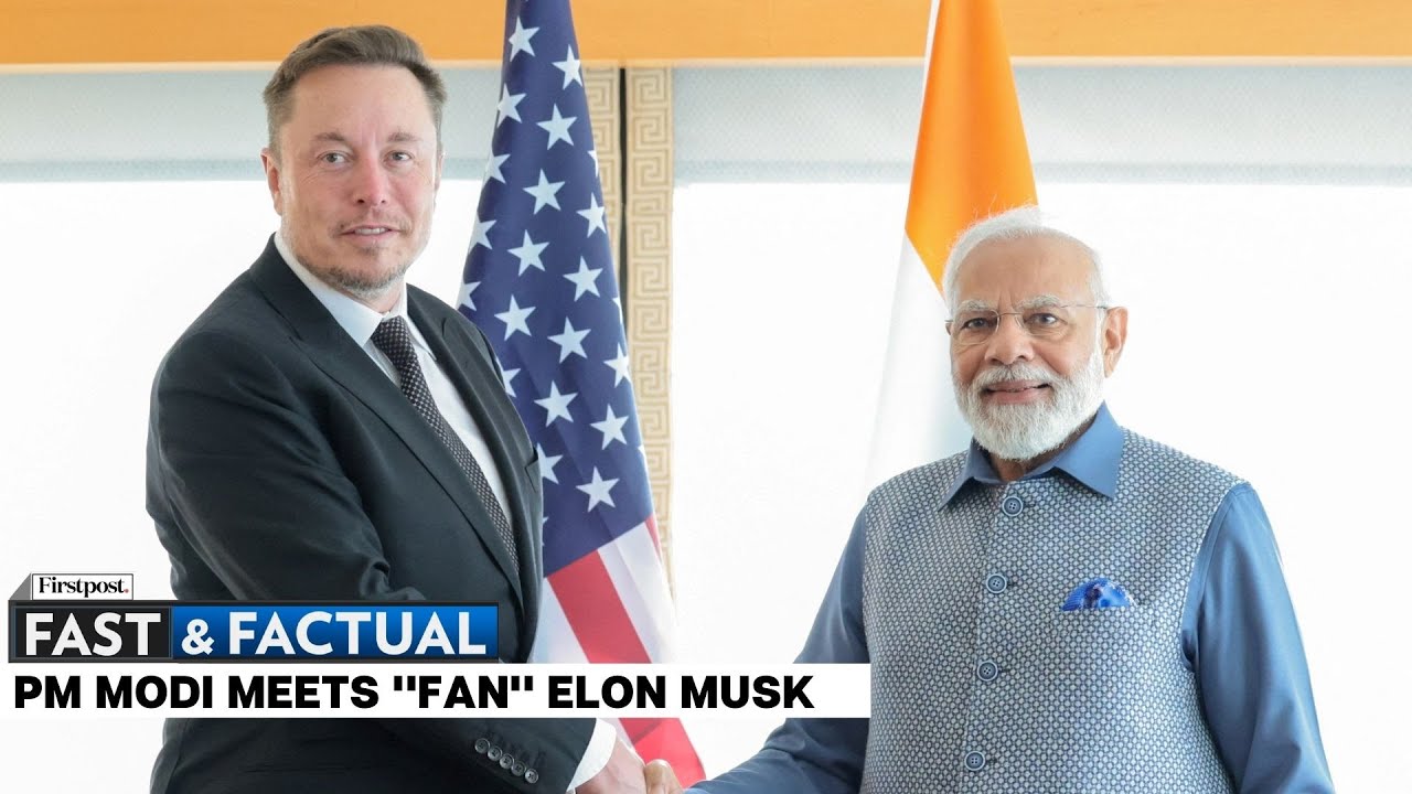 Fast & Factual LIVE | New York: PM Modi meets Tesla CEO Elon Musk on Day 1 of his US State Visit