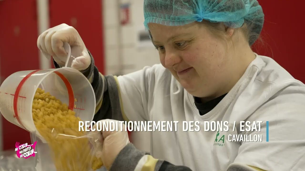 Au Coeur des Restos - Le reconditionnement des dons