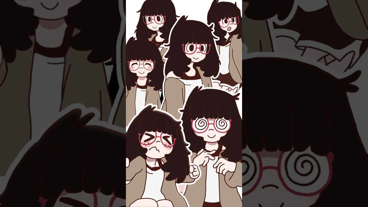 How I draw myself vs how I look #illustration #artvsartist #artist