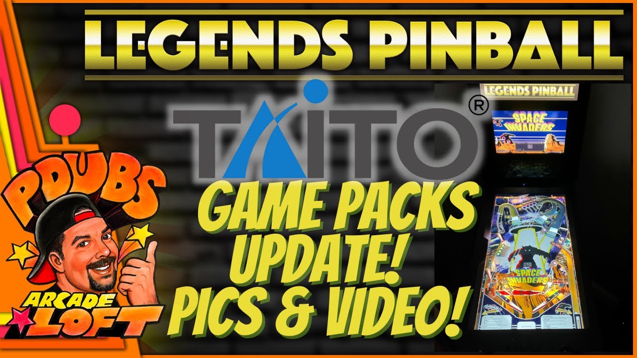 TAITO Game Packs Update for the AtGames Legends Pinball!!!