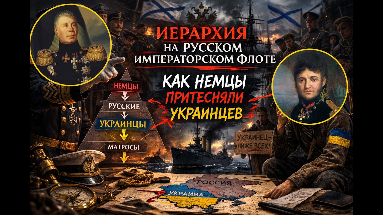 Иерархия на русском императорском флоте: как немцы притесняли украинцев?