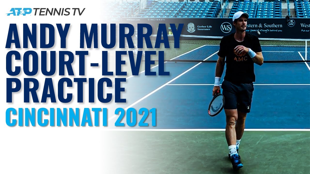 Andy Murray Court-Level Points With Cameron Norrie & Target Practice | Cincinnati 2021