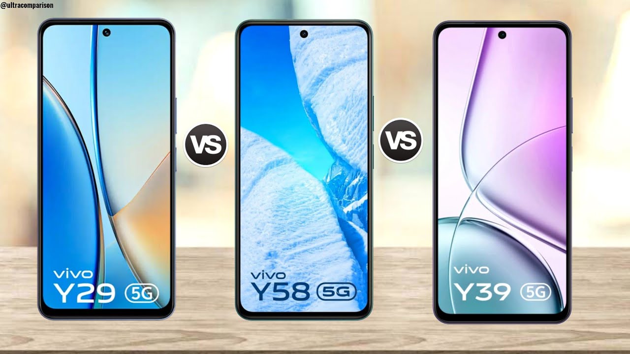 VIVO Y29 5g против VIVO Y58 5g против VIVO Y39 5g || Полное сравнение