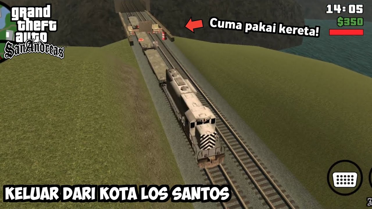 Cara keluar dari kota Los Santos di awal game - GTA San Andreas 