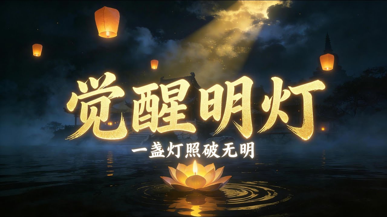 《覺醒明燈》｜432Hz 佛音覺醒 · 一盞燈照破無明｜東方禪樂 | Awakening Guiding Light｜432Hz Zen Buddhist Chant｜Deep Healing