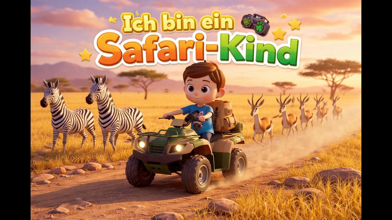 Safari-Kind - Tierlied - Abenteuer - Kinderlied