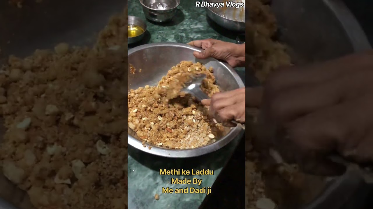 Methi ke laddu मेथी के लड्डू #food #cooking #blogger #vlog #food #surat #methikeladdu 