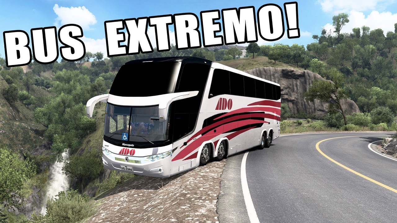 Rutas EXTREMAS en Bus Doble Piso de ADO México Ejecutivo Marcopolo G7 DD American Truck Simulator