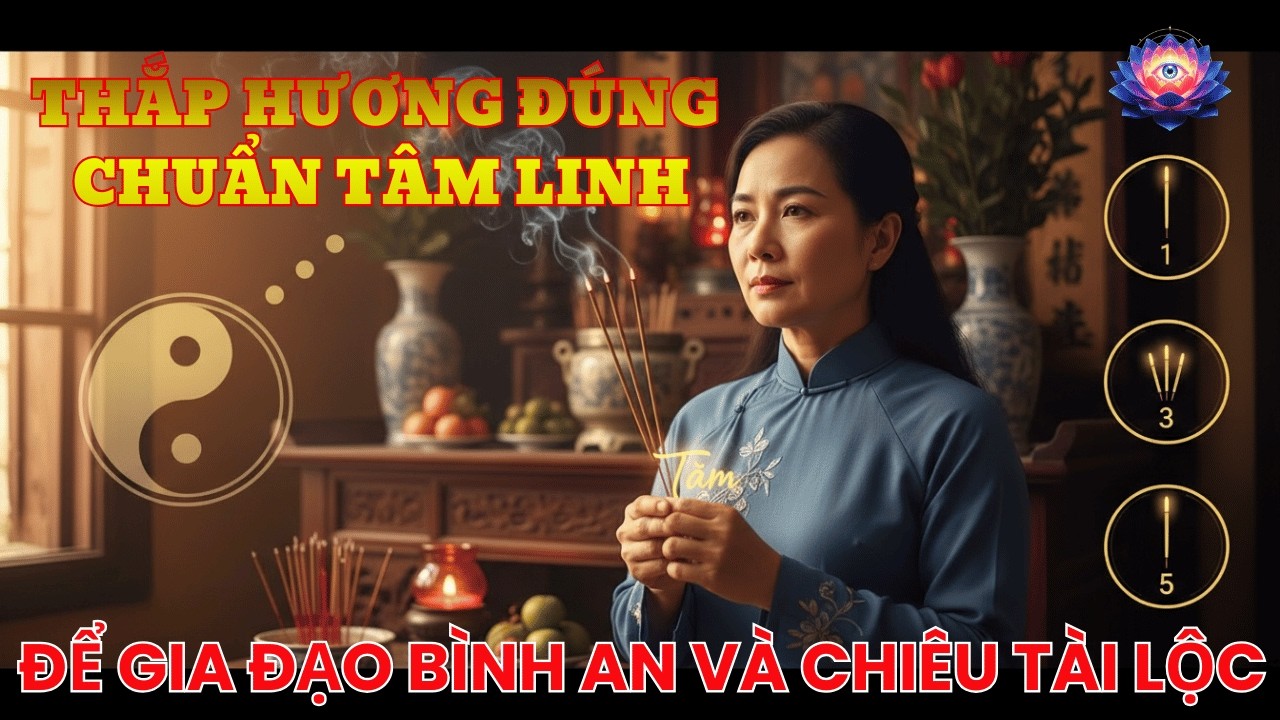 Cách THẮP HƯƠNG ĐÚNG để gia đạo bình an và chiêu tài lộc | Thiên Cơ Tâm Linh