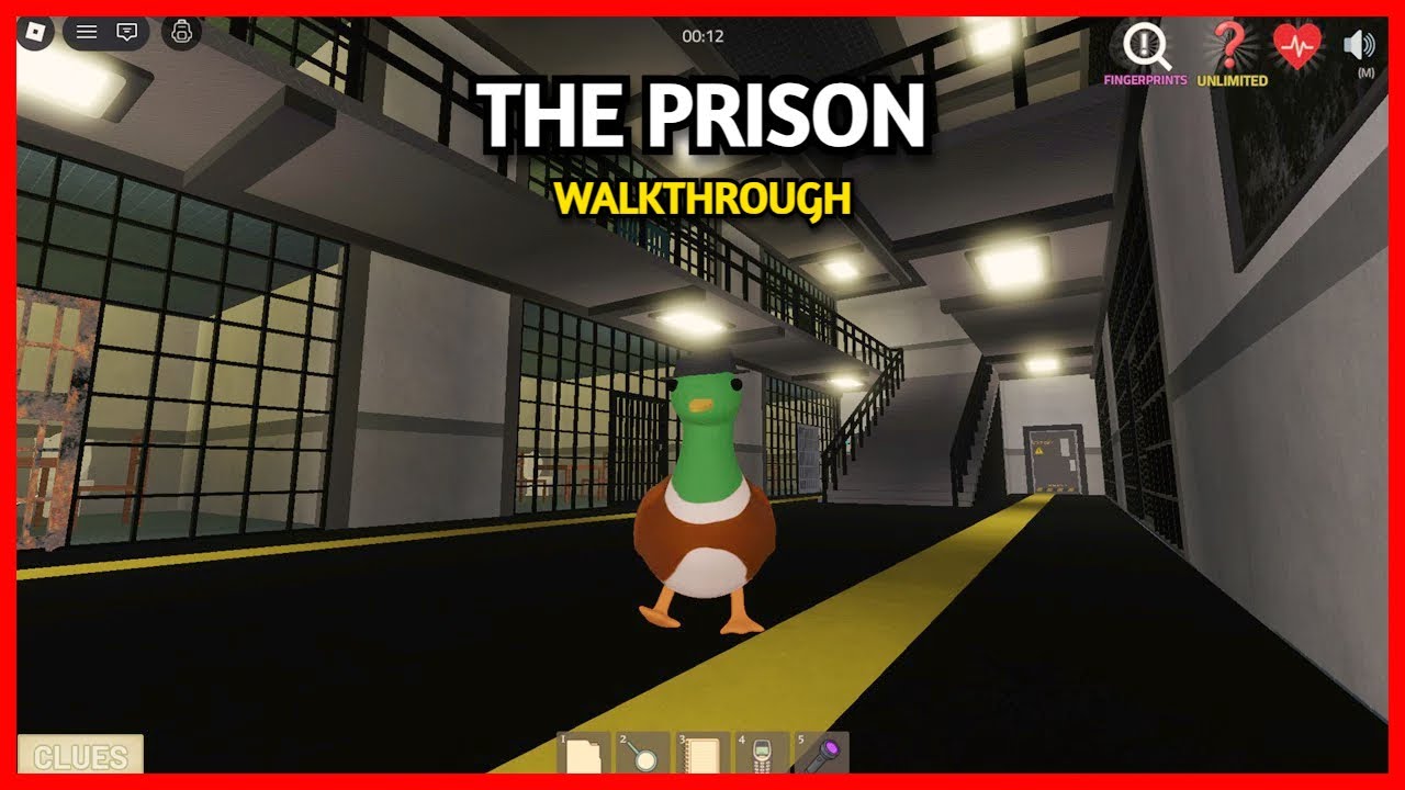 Roblox Detective Duck THE PRISON Walkthrough