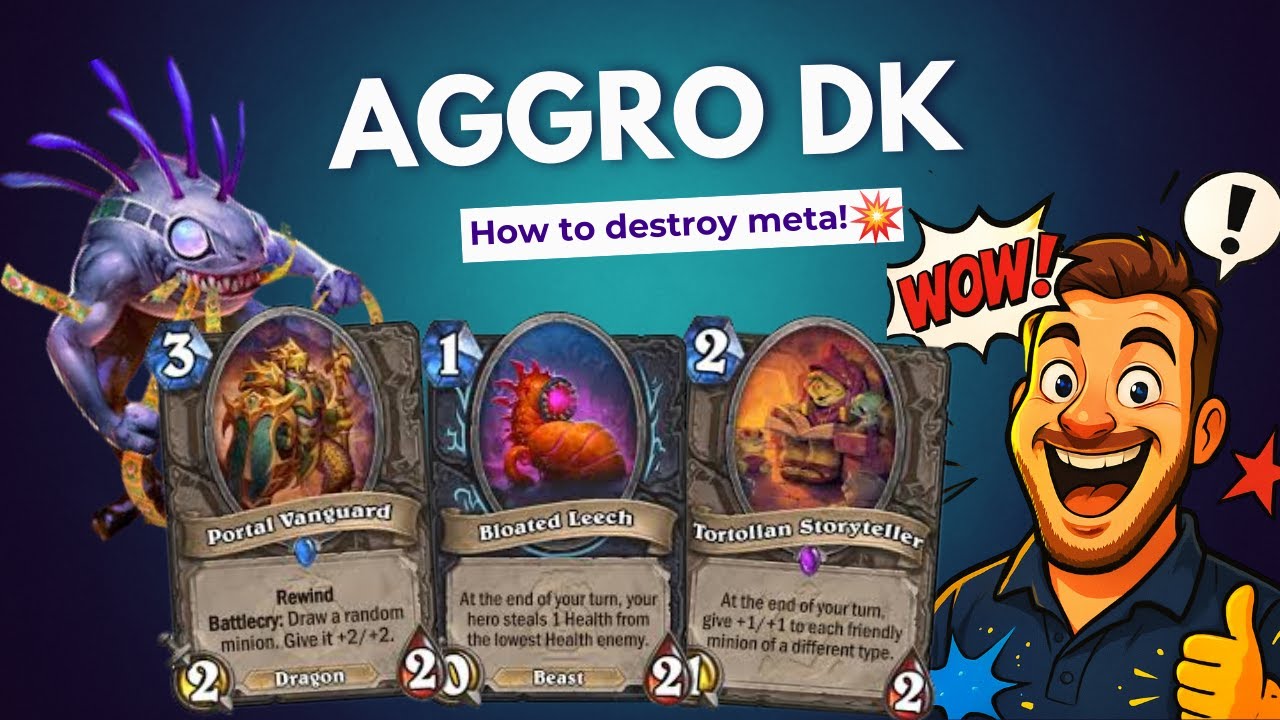 INSANE Aggro DK Deck! Ultra-Toxic Multi-Type Build DESTROYING the Meta!