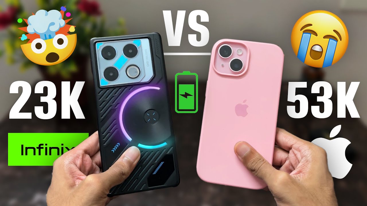 Infinix GT 20 Pro Vs Iphone 15 Speed Test Comparison💀🔥 | IOS Vs Android