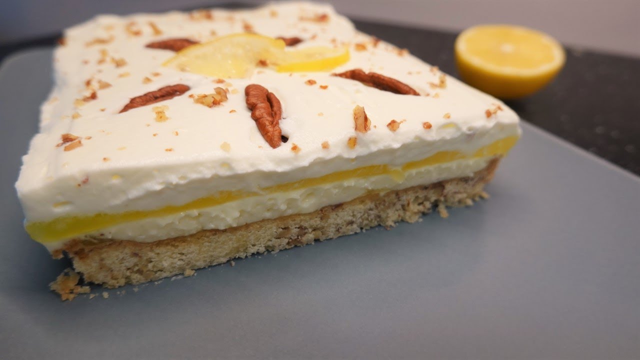 How to Make Lemon Lush Dessert ! Lemon Lush Dessert Recipe ! Easyvideo