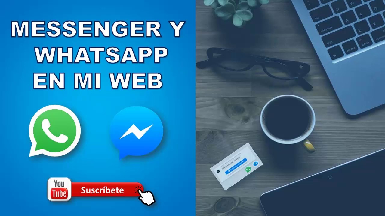 Agregar Chat Messenger y Whatsapp en Sitio Web - 2019