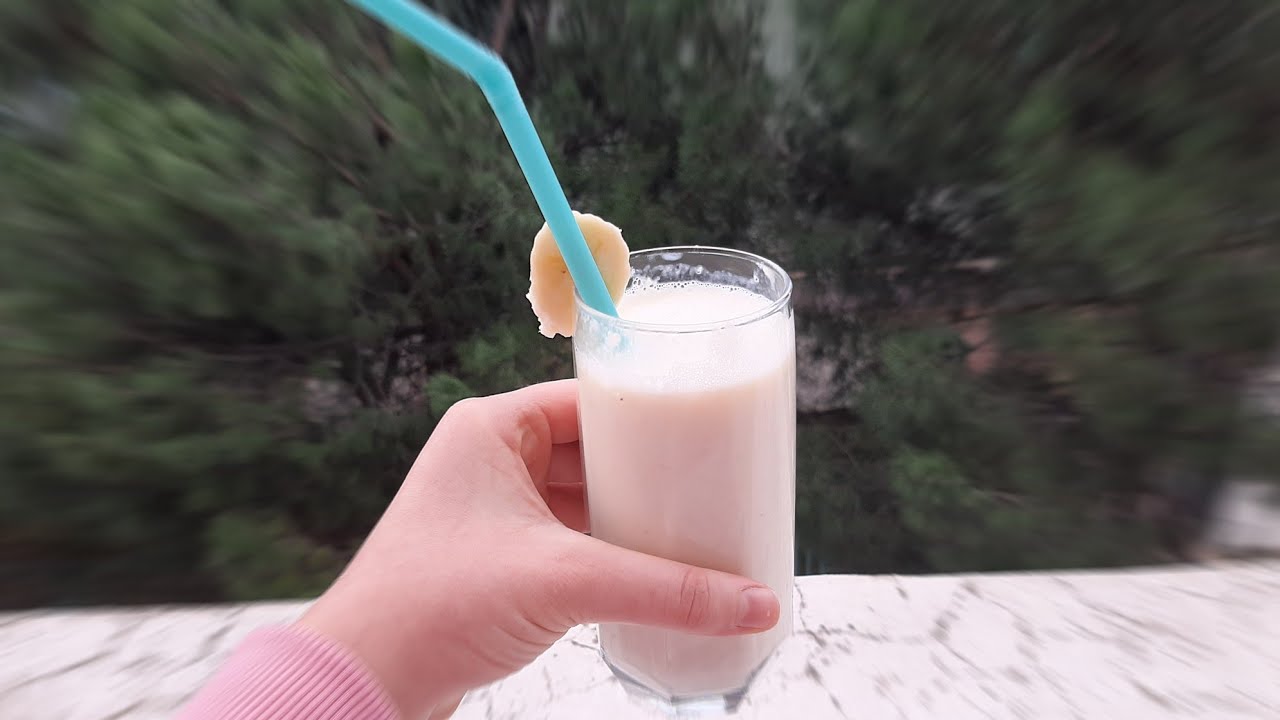 Vanilyalı/muzlu milkshake tarifi en kolay milkshake nasıl yapılır?