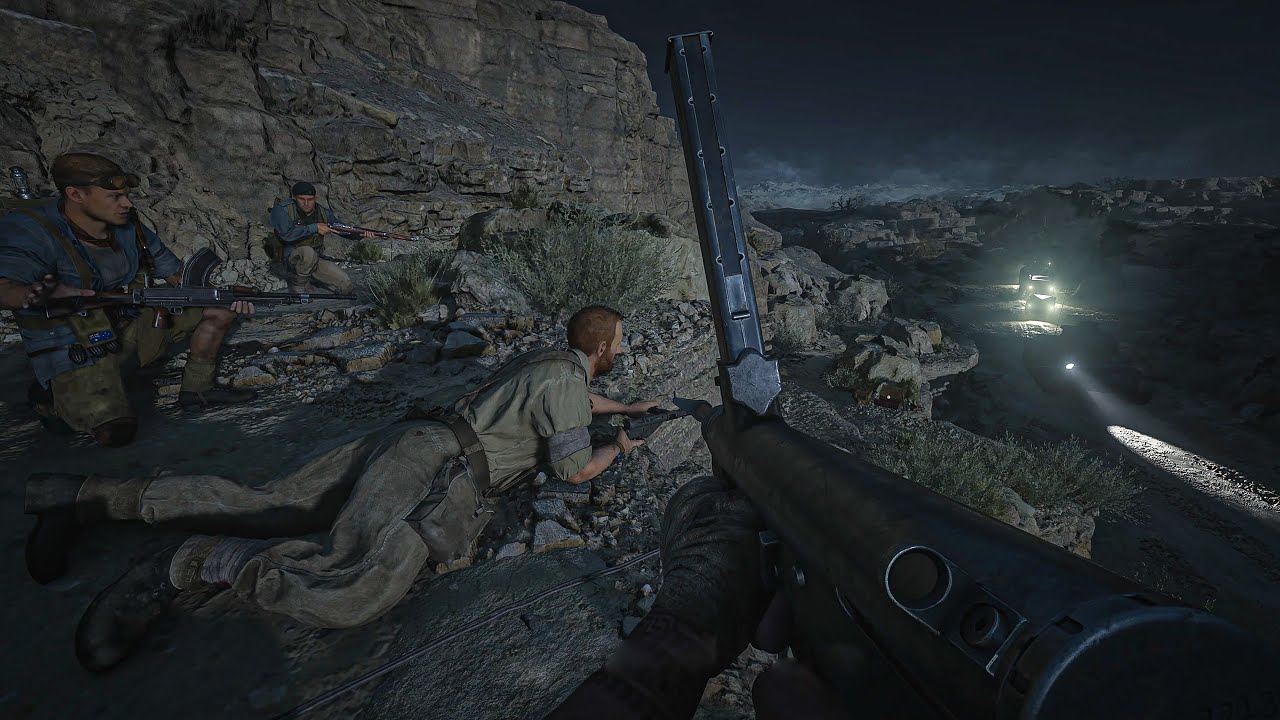 Тобрук 1941 (засадная операция 9-й австралийской дивизии) Call of Duty Vanguard — часть 7 — 4K
