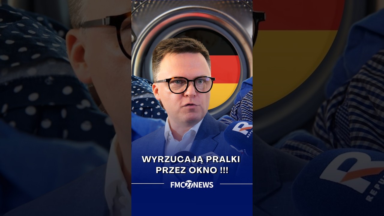 Wyrzucają pralki przez okno? #Hołownia #sejm #PiS #niemcy #poseł