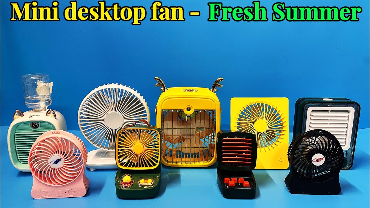 Mini Air Conditioner Fan - Cheap Air Cooler Fan USB, Spray Humidifier Water | Unboxing & Review